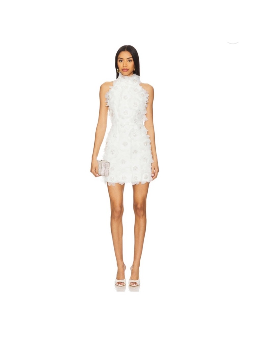 Elliatt Cherry Blossom Mini Dress in Ivory